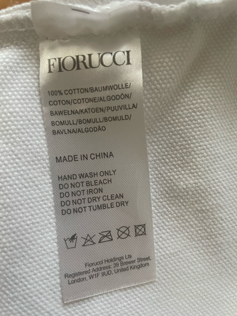 Fiorucci Angels Canvas Tote Bag White Graphic Shopper Large - Picture 9 of 9